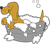 Dog Bathins and Grooming Services at Barking Beauties Spa